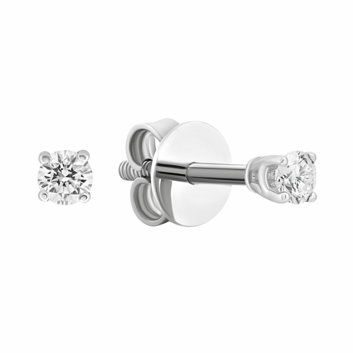 Золоті пусети з діамантами.Артикул UG52111012002 бр