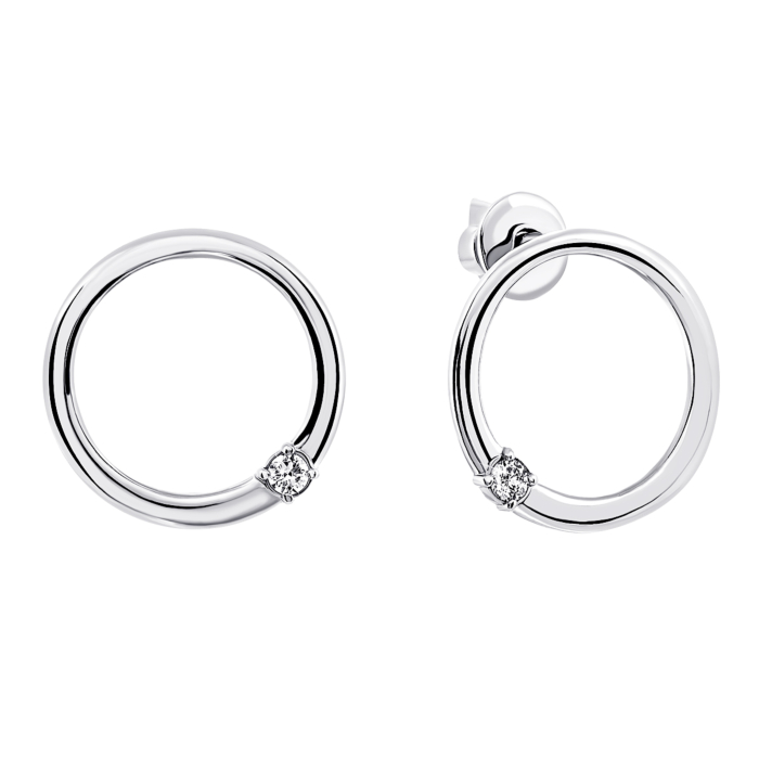 Золоті пусети з діамантами. Артикул UG5ЗК2004/1