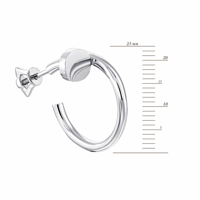 Золотые пуссеты. Артикул UG5С2079/1G