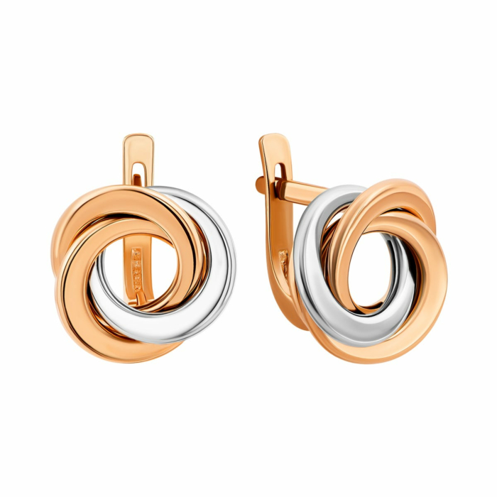 Золоті сережки. Артикул UG52/10/281 чб