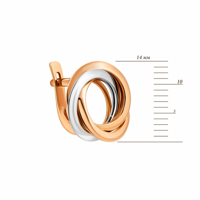 Золоті сережки. Артикул UG52/10/283кб