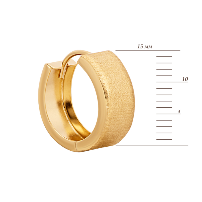 Золотые серьги-конго.Артикул UG52/40/080/2