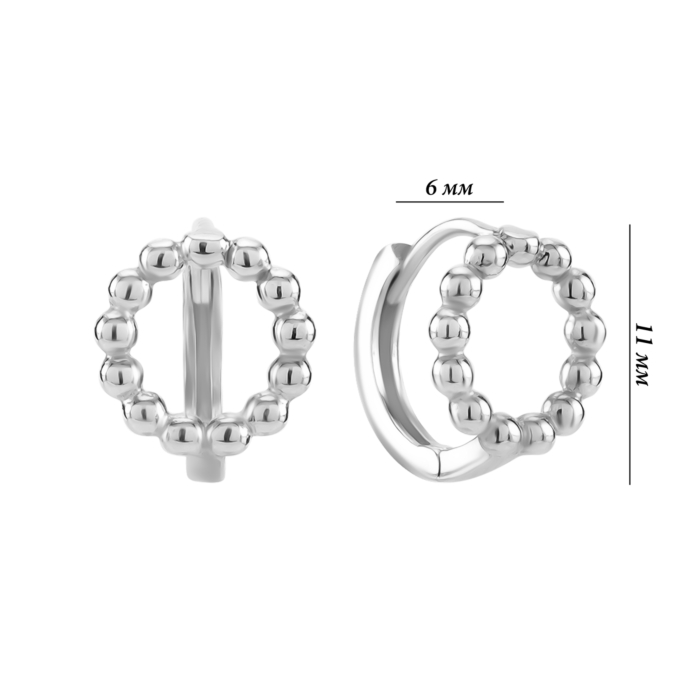 Золоті сережки. Артикул UG52/40/231/1