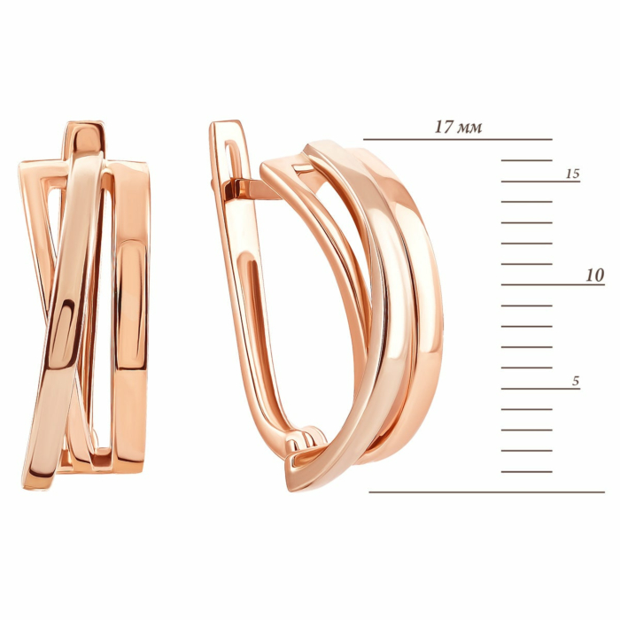 Золотые серьги.Артикул UG5С0536