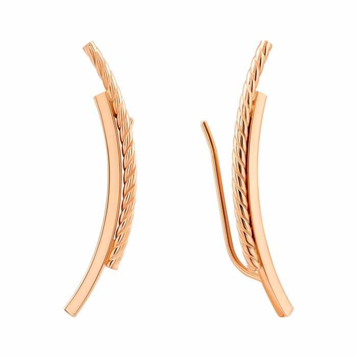 Золоті сережки-кафи. Артикул UG52/30/042