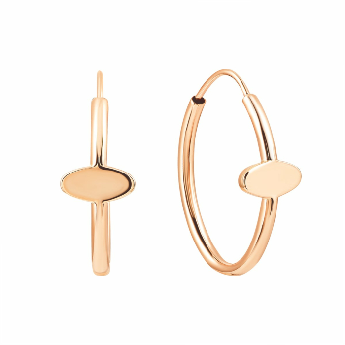 Золотые серьги-конго. Артикул UG52/40/025