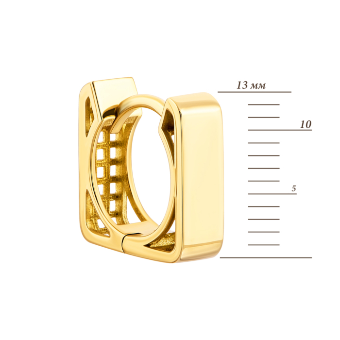 Золотые серьги-конго.Артикул 2/40/056/2