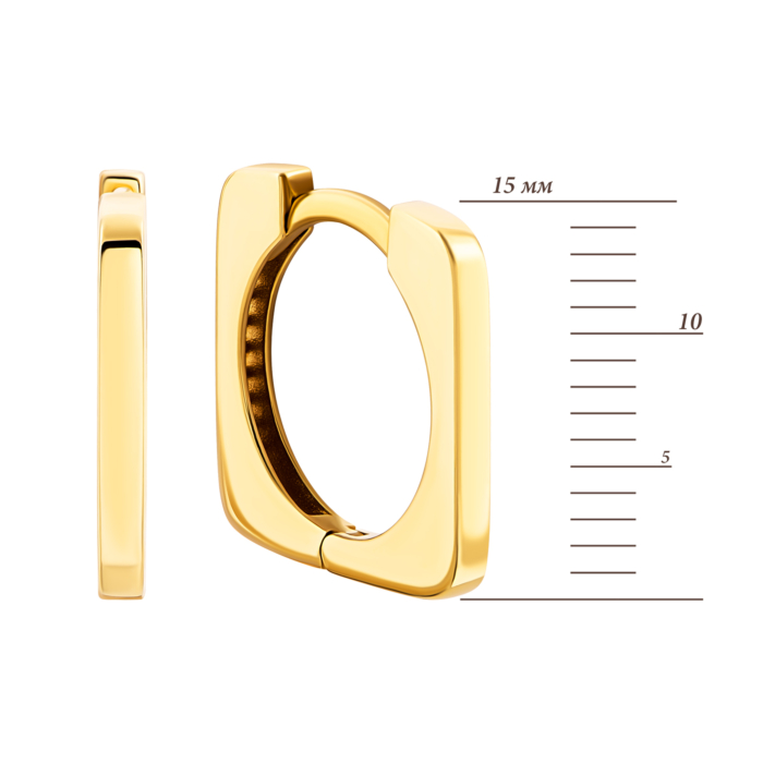 Золотые серьги-конго.Артикул UG52/40/058/2