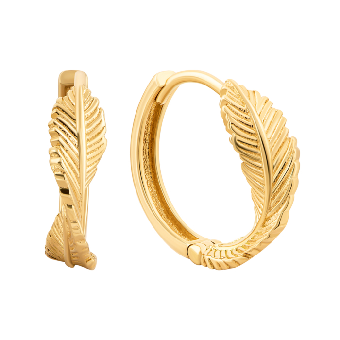 Золоті сережки-конго.Артикул UG52/40/072/2