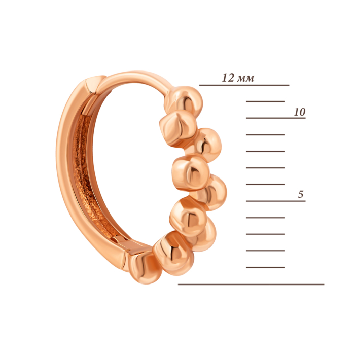 Золотые серьги-конго.Артикул UG52/40/073