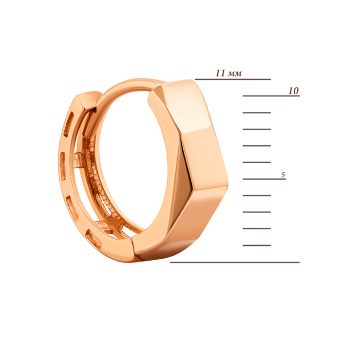 Золотые серьги-конго.Артикул UG52/40/074