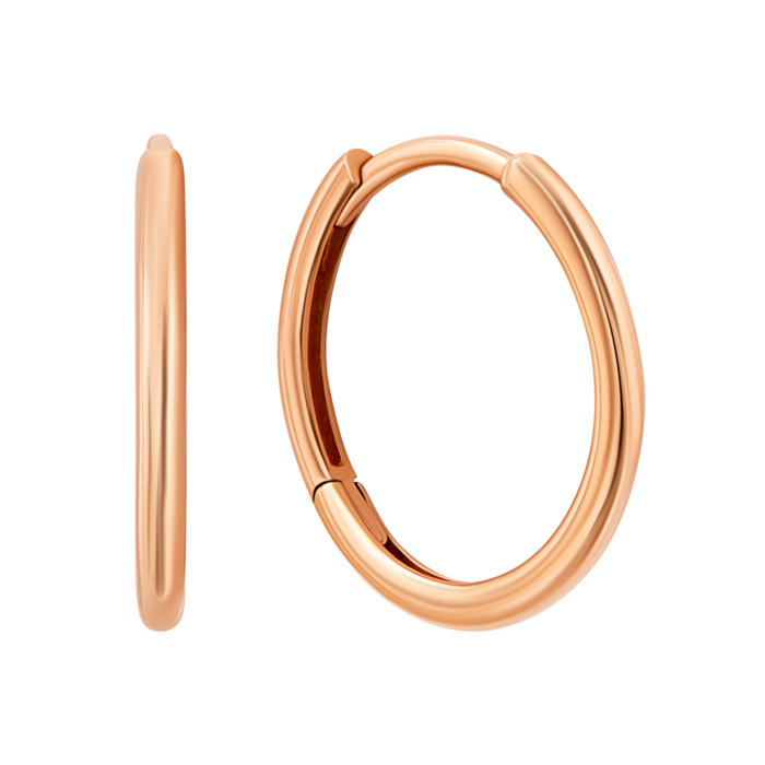 Золоті сережки-конго.Артикул UG52/40/079