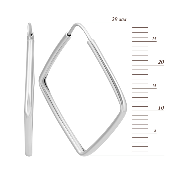 Золотые серьги-конго.Артикул UG52112031102
