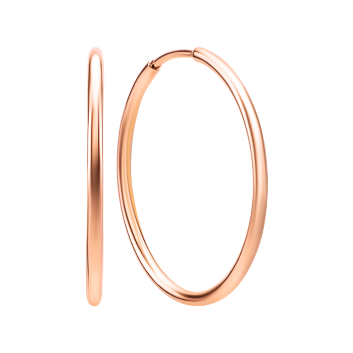 Золоті сережки-конго. Артикул UG52400100490