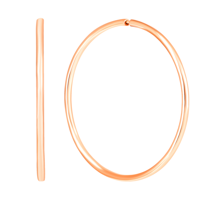 Золоті сережки-конго. Артикул UG5СБ014.8и