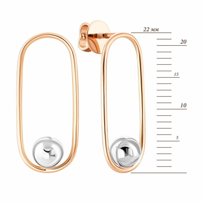 Золоті сережки.Артикул UG52/50/079кб