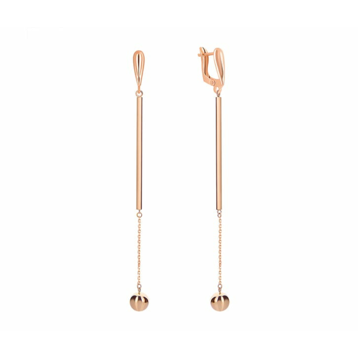 Золотые серьги-подвески. Артикул UG52/10/013