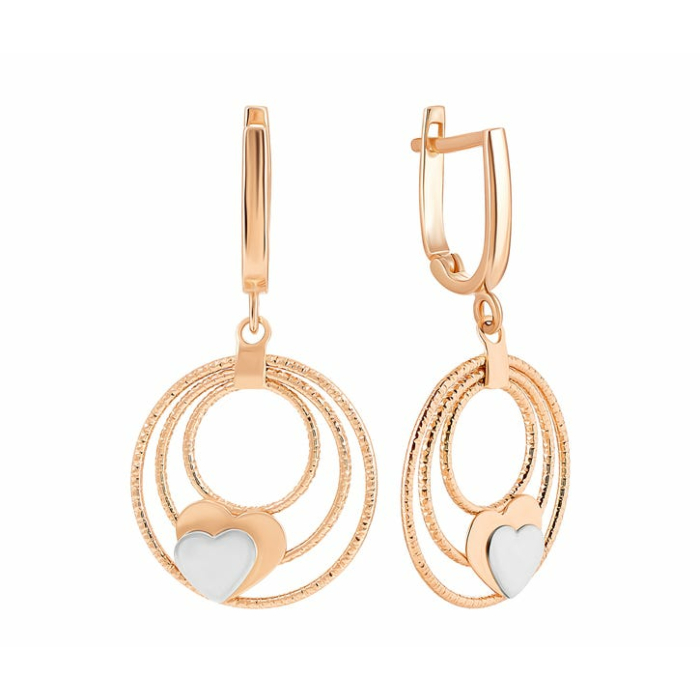 Золотые серьги-подвески. Артикул UG52/10/075