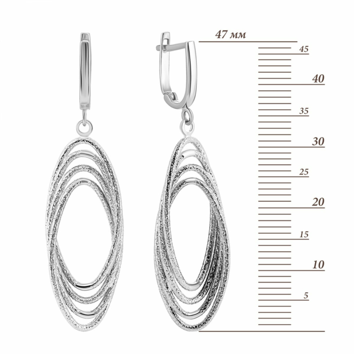 Золотые серьги-подвески.Артикул UG52/10/102/1