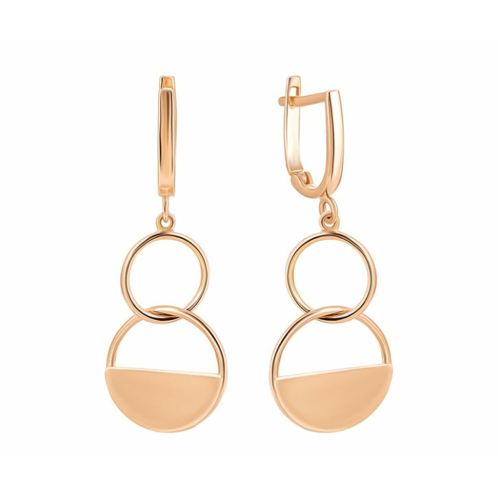 Золотые серьги-подвески. Артикул UG52/10/107