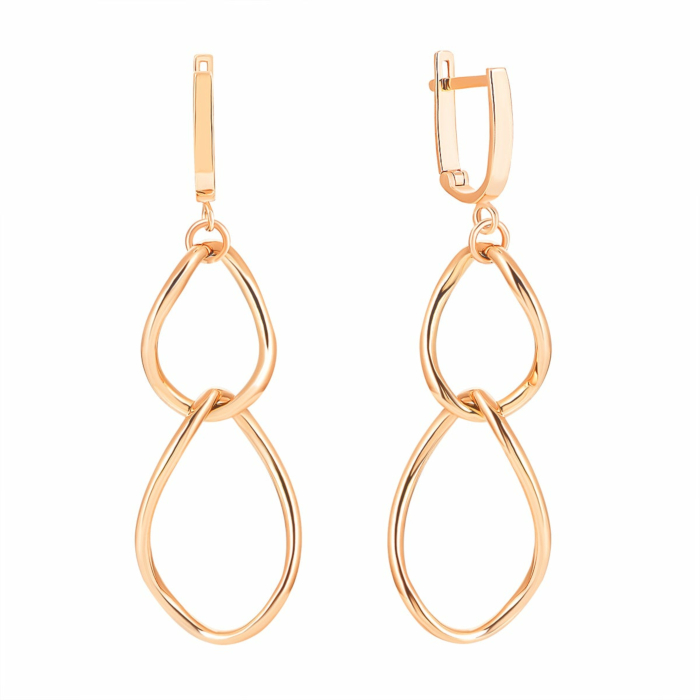 Золотые серьги-подвески. Артикул UG52/10/120