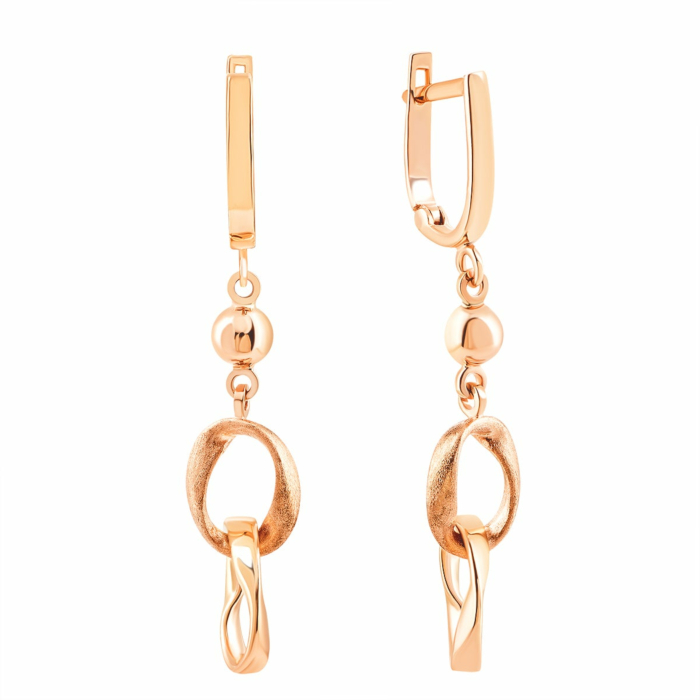 Золоті сережки-підвіски. Артикул UG52/10/152