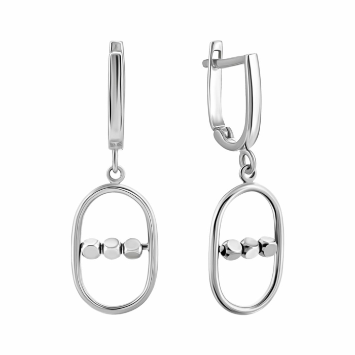 Золоті сережки-підвіски. Артикул UG52/10/186/1