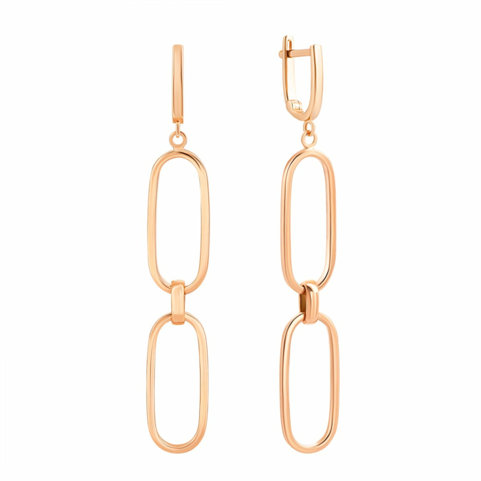 Золотые серьги-подвески.Артикул UG52/10/202