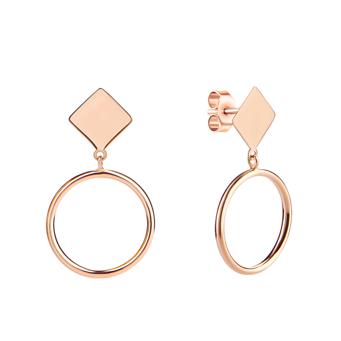 Золотые серьги-подвески. Артикул UG52/50/019