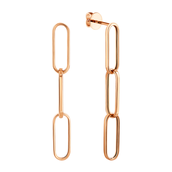 Золотые серьги-подвески.Артикул UG52/50/066