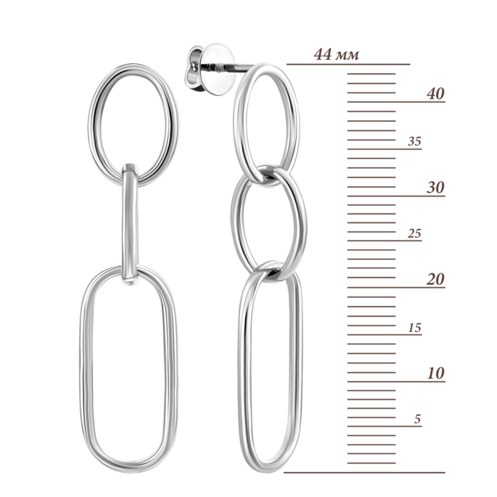 Золоті сережки-підвіски.Артикул UG52/50/041/1
