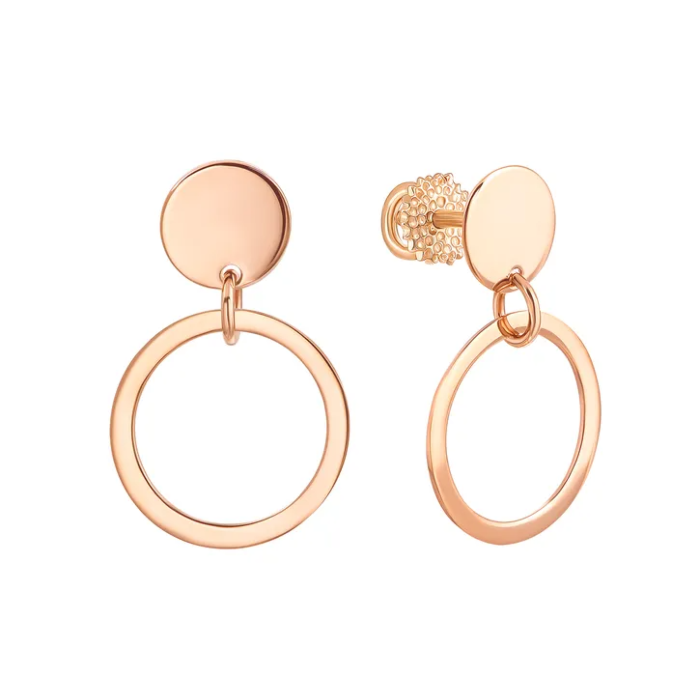 Золоті сережки-підвіски. Артикул UG5с084