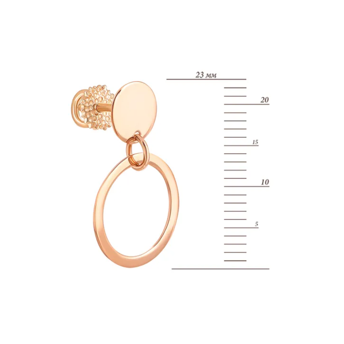 Золотые серьги-подвески. Артикул UG5с084