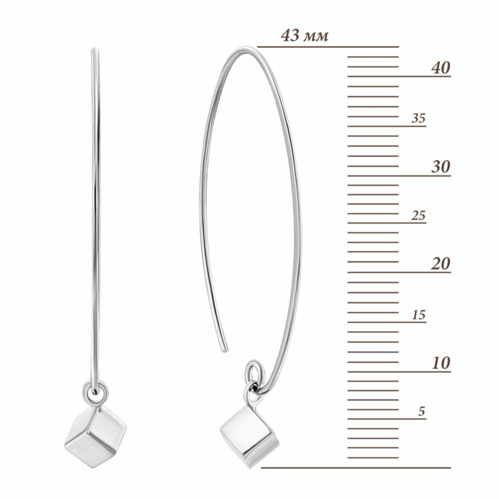 Золоті сережки-протяжки. Артикул UG52/30/030/1