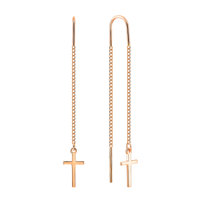 Золоті сережки-протяжки (продевки). Артикул UG5С0570z