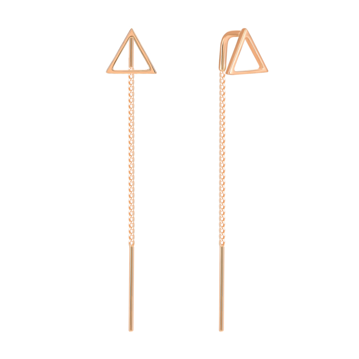 Золоті сережки-протяжки. Артикул UG5С0428Z
