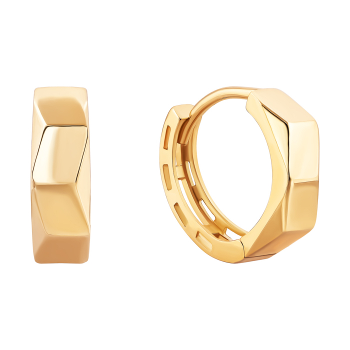 Золотые серьги-конго.Артикул UG52/40/074/2