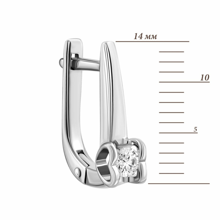 Золоті сережки з діамантами. Артикул UG52190521202