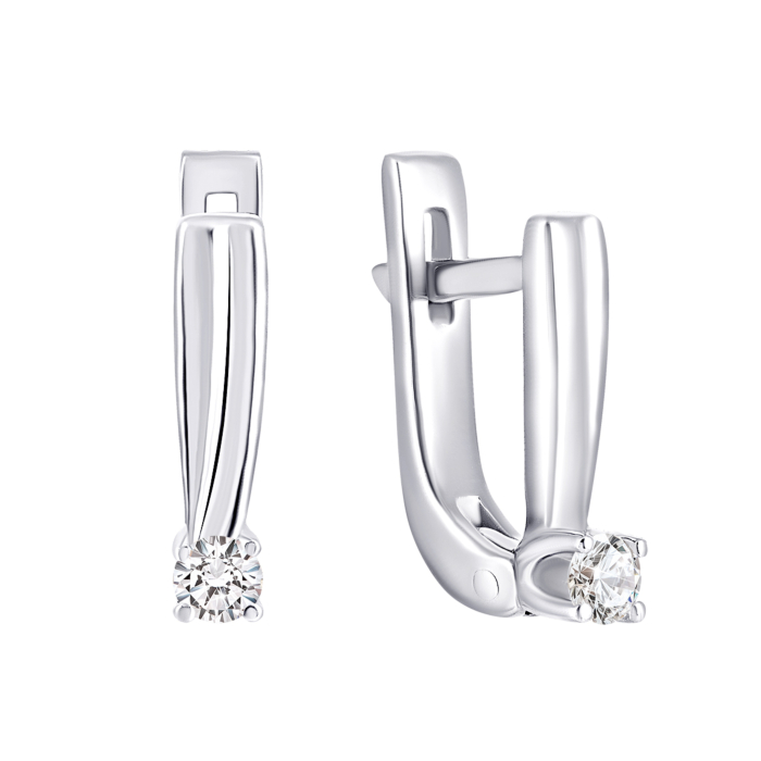 Золоті сережки з діамантами. Артикул UG522749/1