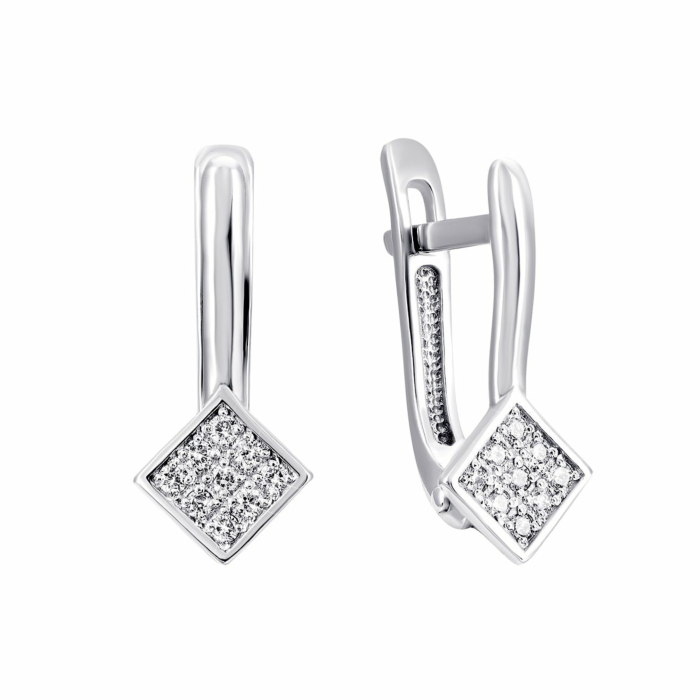 Золоті сережки з діамантами. Артикул UG5СМ0007/1