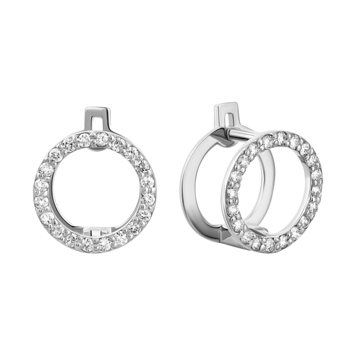 Золоті сережки з діамантами.Артикул UG5WB3.9Б