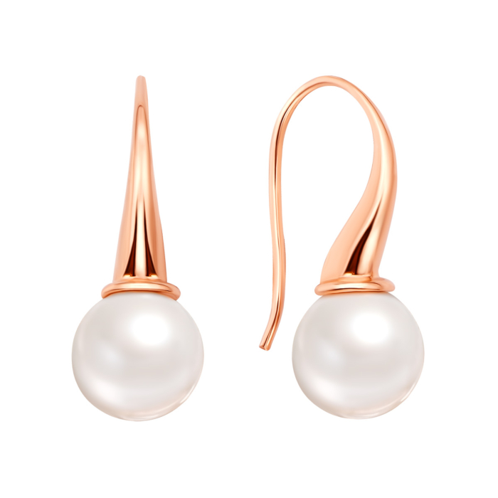 Золотые серьги с жемчугом. Артикул 21830/01/0/907