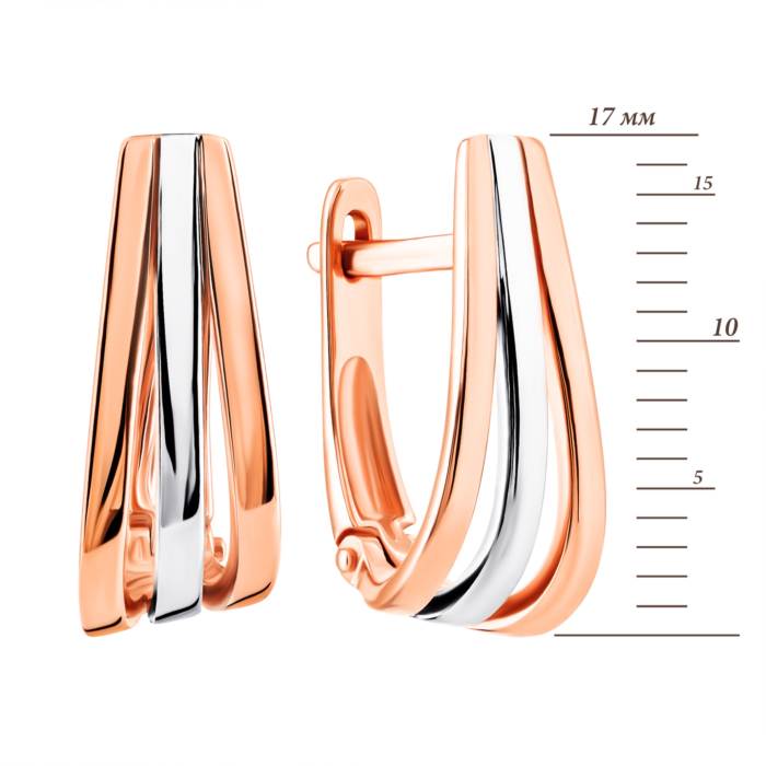 Золотые серьги. Артикул UG5СБ303и