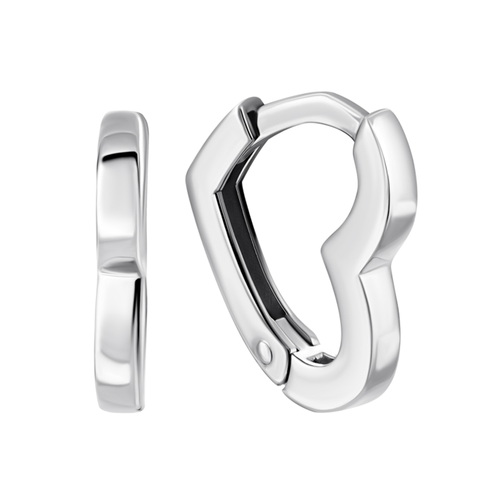 Золотые серьги Сердце.Артикул UG5СБ379.1