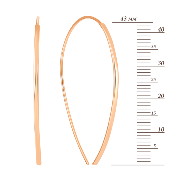 Золоті сережки. Артикул UG5СП139(1)и