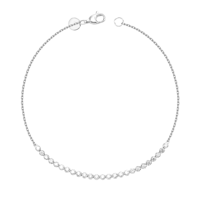 Золотой браслет с бриллиантами. Артикул UG54108177202