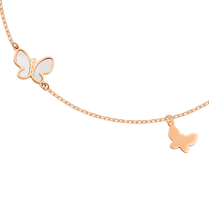 Золотий браслет з перламутром.Артикул UG55/11/274