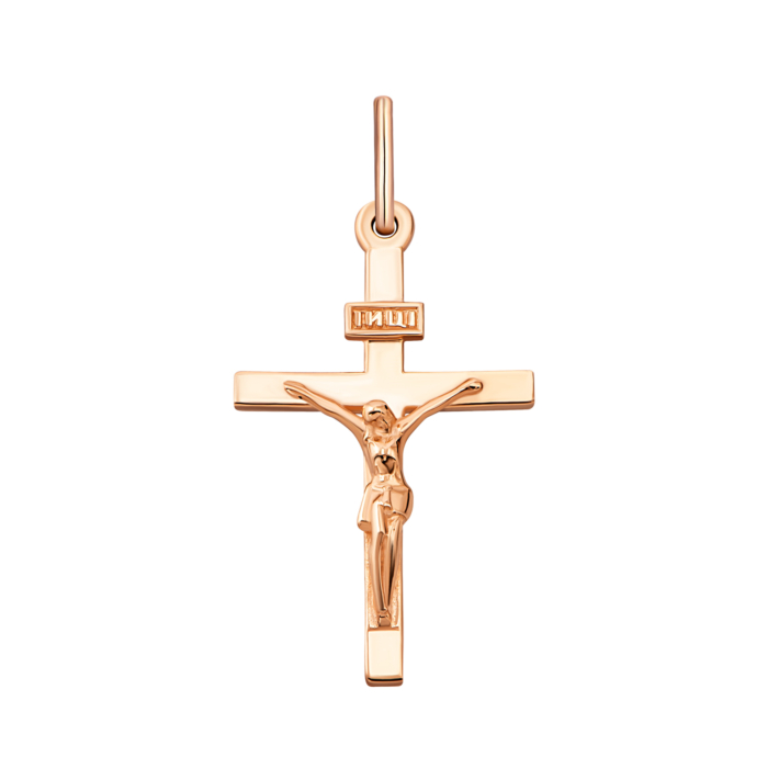 Золотий хрестик. Розп'яття Христове.Артикул UG5300003/01/00/0