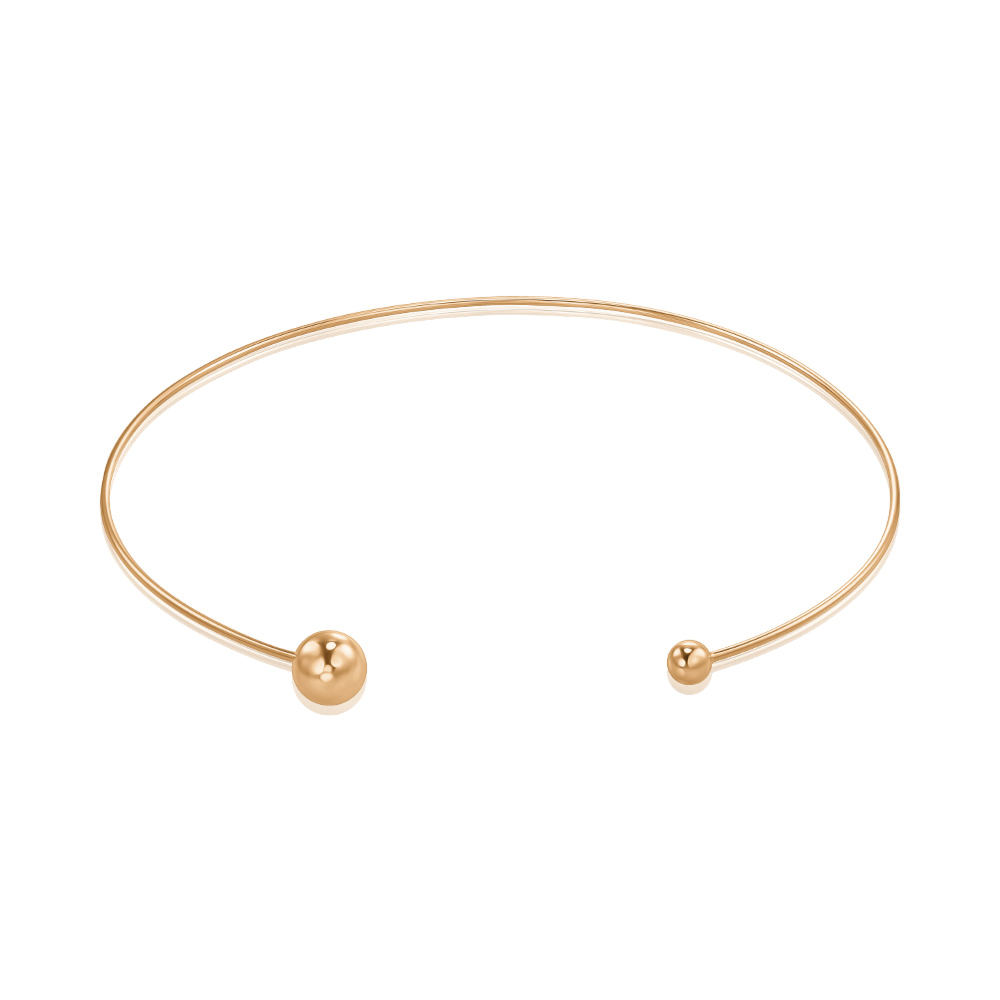 Золоте жорстке кольє 06711-12/01/0