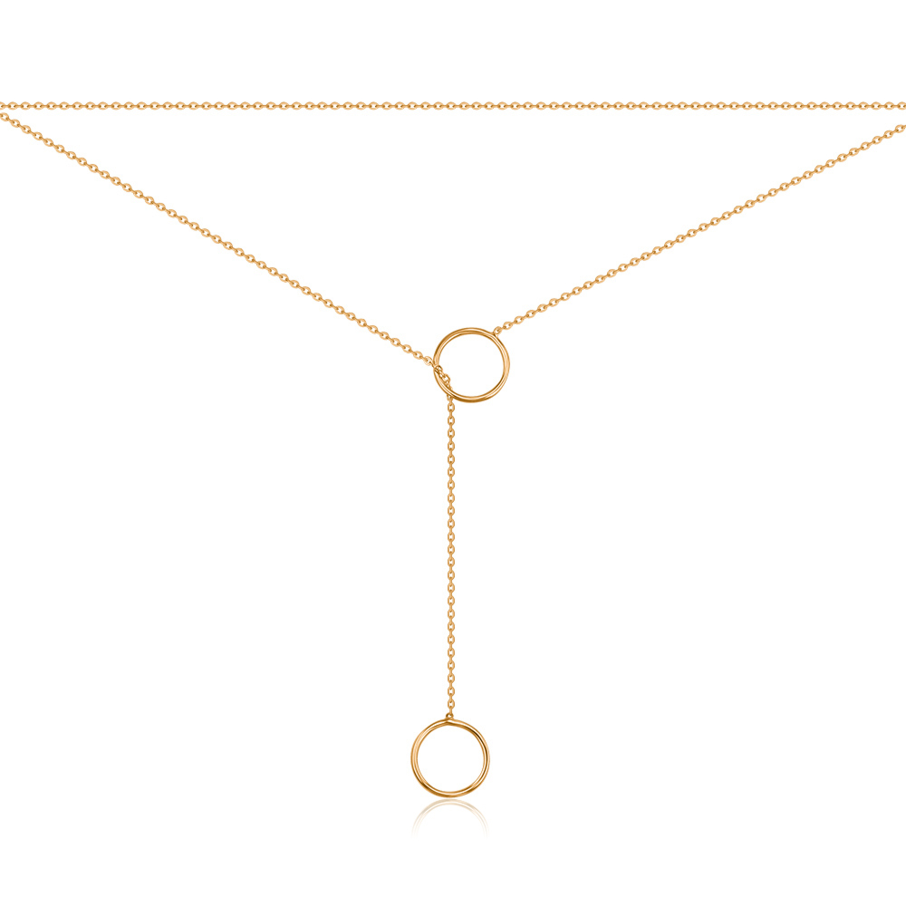 Золотое колье без вставки 06731/01/0